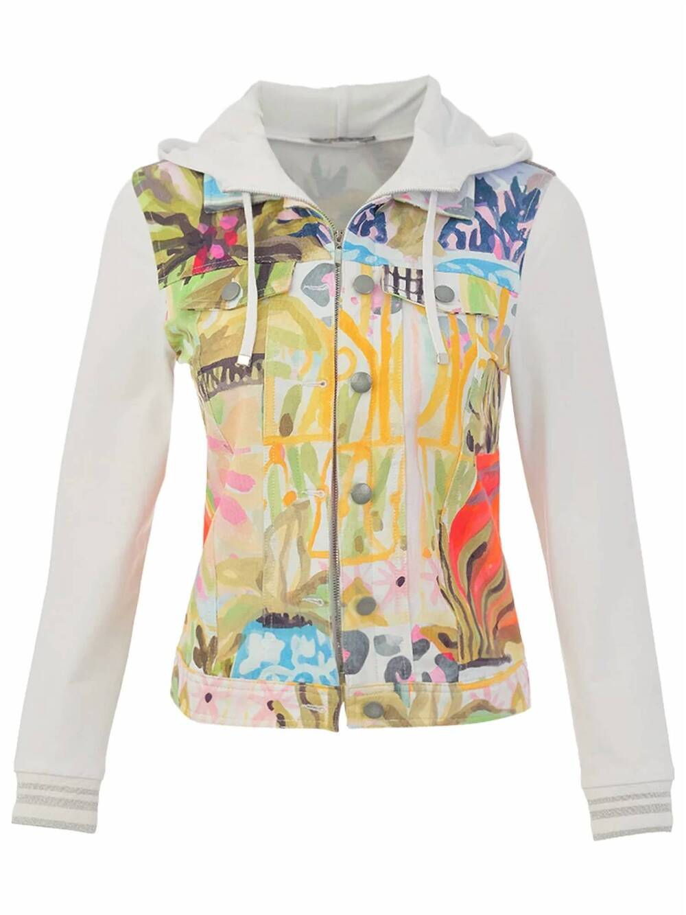 NEW DOLCEZZA women's print hooded jacket in cheetah in the city
